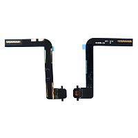 Шлейф Apple iPad 10.2 2019, iPad 10.2 2020, iPad 10.2 2021 с разъемом зарядки (черный AAA)