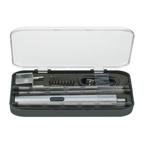 Аккумуляторная отвёртка Aida A-012 с LED подсветкой и регулировкой крутящего момента (24 биты, 5V/ 1.1A, USB-Type-C)