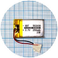 Акумулятор універсальний 502030 33 х 21 х 4,8 мм 250 mAh 3.7V