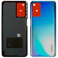 Задня кришка Oppo A55 4G CPH2325, A55 5G PEMM00 (синя, Rainbow Blue оріг 4G)