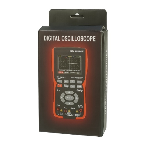 Осцилограф портативний цифровий Aneng AOS02 з функцією мультиметра, смуга пропускання 10Мгц, частота дискретизації 48 Мsa/s фото 7