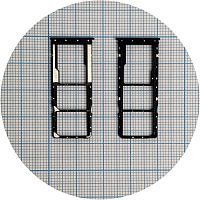 Держатель Sim карты Xiaomi Poco X5 (черный 2 SIM (1 SIM + Micro SD))