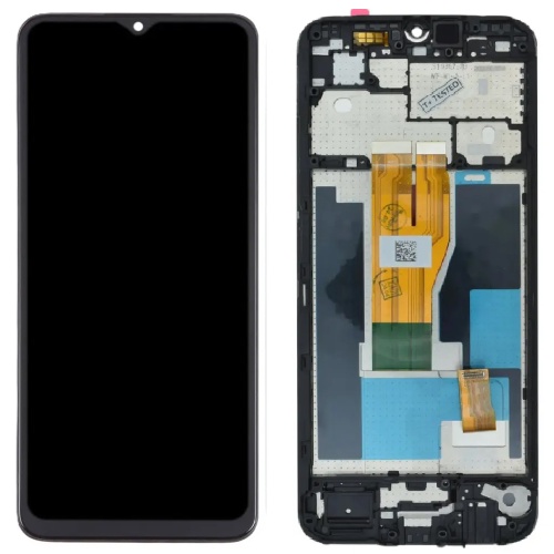 Дисплей Realme C33 RMX3624 з тачскріном та рамкою (АААА)