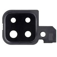 Стекло камеры Samsung Galaxy M22, M32 (с черной рамкой)