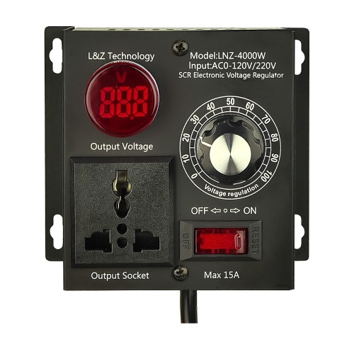 Регулятор напруги LNZ-4000W (на виході 60-220V, 3000W) фото 2