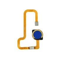 Шлейф Xiaomi Redmi Note 8T M1908C3XG со сканером отпечатка пальца (синий оригинал Китай)