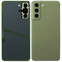 Задняя крышка Samsung Galaxy S21 FE 5G G990B (зеленая оригинал Китай со стеклом камеры)