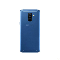 Задня кришка Samsung Galaxy A6 Plus 2018 A605F (синя зі склом камери)