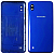 Задня кришка Samsung Galaxy A10 2019 A105F (синя зі склом камери)