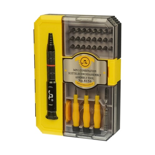 Набор инструментов Aida N0.8150 (ручка, 24 биты, удлинитель, отвёртки +1.5, *0.8, Y0.6, 3 оупентула, магнитайзер) фото 5