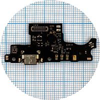 Шлейф ZTE Blade A71 с разъемом зарядки и микрофоном - нижняя плата (оригинал Китай)