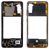 Рамка корпусу Samsung Galaxy A41 2020 (чорна оригінал Китай)