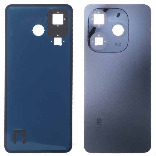Задня кришка Tecno Spark Go 2024 BG6 (чорна оригінал Китай зі склом камери) фото 2