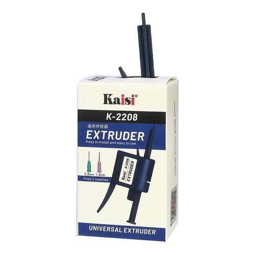 Екстрактор флюсу та OCA клею Kaisi K-2208 для шприців 5-12 мл (штовхач з важелем, 2 наконечники G14А) фото 4