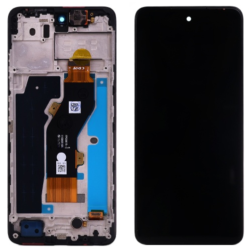 Дисплей Tecno Spark 20 KJ5 з тачскріном і рамкою (оригінал Китай)