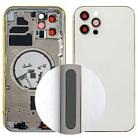 Корпус Apple iPhone 12 Pro (сріблястий оригінал Китай US)