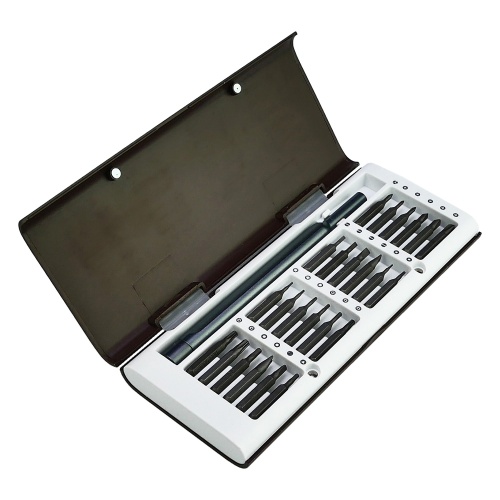 Набір викруток Baku BA-3338 з високоміцної сталі S2 (ручка, 24 насадки)