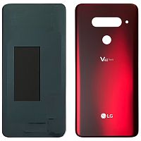 Задня кришка LG V40 ThinQ V405 (червона оригінал Китай)