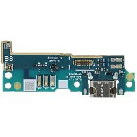 Шлейф Sony Xperia L1 G3312, G3311, G3313 с разъемом зарядки и микрофоном - нижняя плата (AAA)