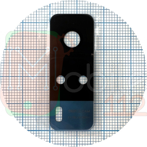 Скло камери Vivo Y51, Y51a (чорне)