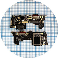 Шлейф Xiaomi Poco F6 Pro з роз'ємами зарядки та Sim-карти з мікрофоном - нижня плата (оригінал Китай)