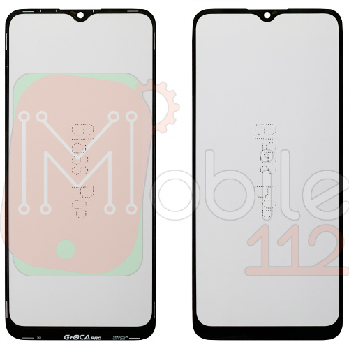 Скло дисплея Samsung Galaxy A02s A025F, Galaxy M02s M025, A03s A037F 160 мм (OCA Pro з плівкою)