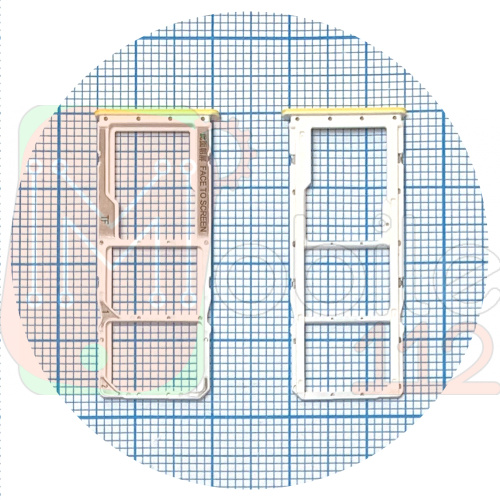 Тримач Sim карти Xiaomi Poco M4 5G (жовтий на 2 SIM + MicroSD)
