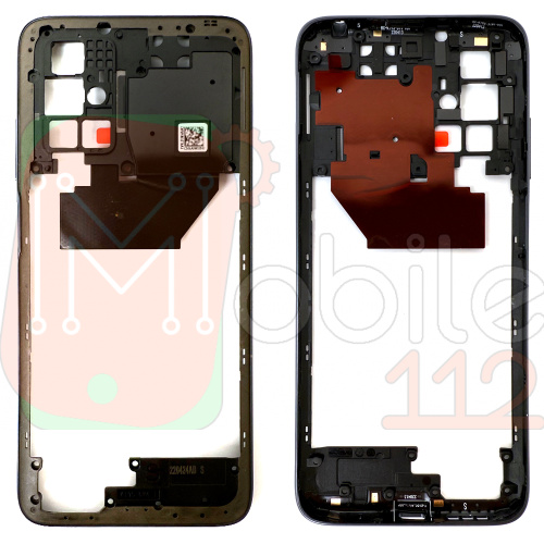 Рамка корпусу Xiaomi Redmi 10, Redmi 10 2022 (сіра)