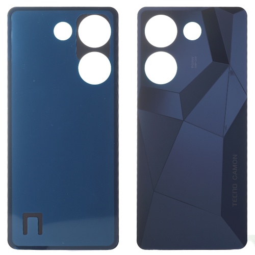 Задня кришка Tecno Camon 20 Pro CK7n (чорна оригінал Китай)