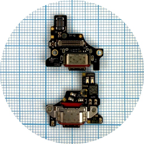 Шлейф Motorola Edge 50 Fusion XT2429-1 з роз'ємом зарядки - нижня плата (оригінал Китай)