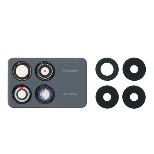 Скло камери Xiaomi Poco F6 Pro (з чорною рамкою)