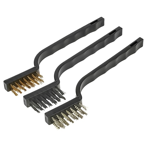 Набір щіток 3 в 1 (нейлонова, латунна, сталева)