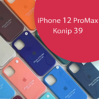 Чохол Silicone case для iPhone 12 Pro Max (червоний №39)