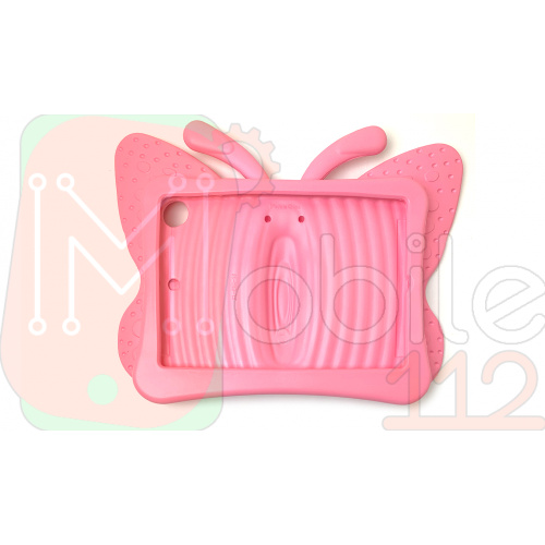 Дитячий протиударний чехол Butterfly для Pad Mini 1, Mini 2, Mini 3, Mini 4, Mini 5 (рожевий) фото 2