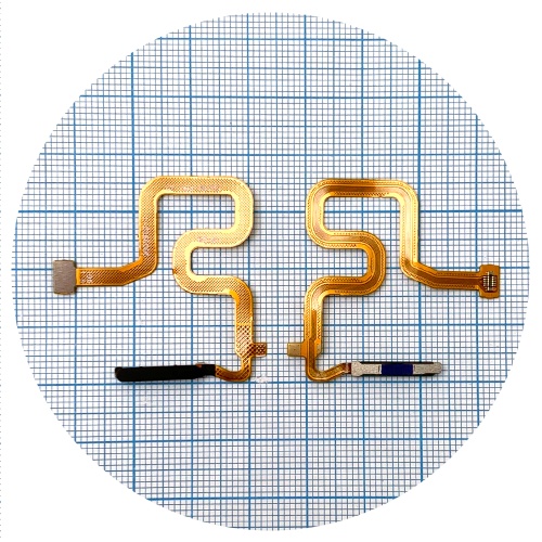 Шлейф Realme 6 зі сканером відбитка пальця (чорний) фото 2