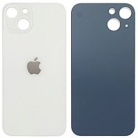 Задняя крышка Apple iPhone 13 (белая оригинал Китай с кольцами)