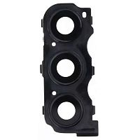 Стекло камеры Samsung Galaxy A23 A235F в рамке (черное)