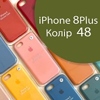 Чохол Silicone case для iPhone 7 Plus 8 Plus (зелений №48)