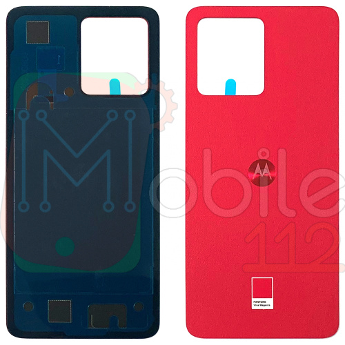 Задняя крышка Motorola Moto G84 XT2347 (красная оригинал Китай)