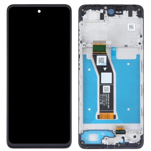 Дисплей Motorola Moto G04 XT2421 з тачскріном і рамкою (оригінал 100% Service Pack з рамкою)