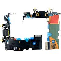 Шлейф Apple iPhone 8, iPhone SE 2020 с разъемом зарядки и микрофоном (черный оригинал Китай)