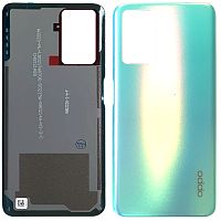 Задняя крышка Oppo A76, Oppo A36 (голубая оригинал Китай)