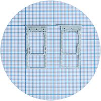 Тримач Sim картки Samsung Galaxy A26 A266 (зелений на 2 SIM)