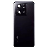 Задня кришка Xiaomi 13T 13T Pro (чорна зі склом камери)