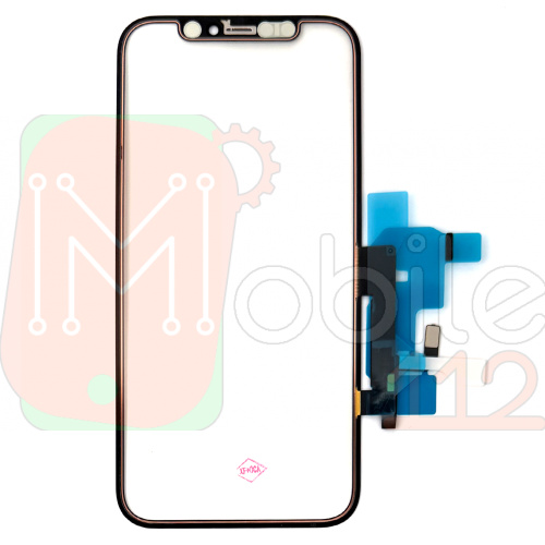 Тачскрін Apple iPhone 12, iPhone 12 Pro (Original XF з OCA плівкою, без мікросхеми)