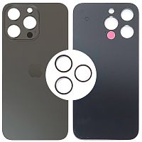 Задня кришка Apple iPhone 13 Pro (сіра оригінал Китай з кільцями)