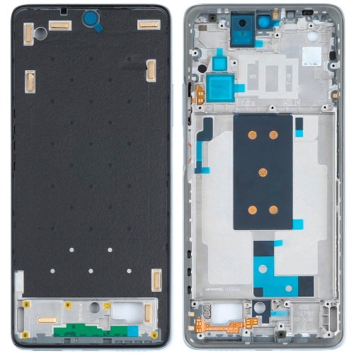 Рамка дисплея Xiaomi 11T, 11T Pro (срібляста оригінал Китай)