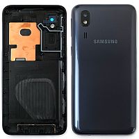 Задняя крышка Samsung Galaxy A2 Core A260F (черная оригинал Китай)