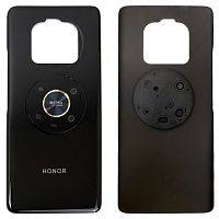 Задня кришка Honor Magic 4 Lite 5G (чорна оригінал Китай зі склом камери)