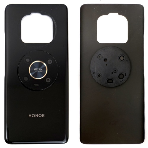 Задня кришка Honor Magic 4 Lite 5G (чорна оригінал Китай зі склом камери)